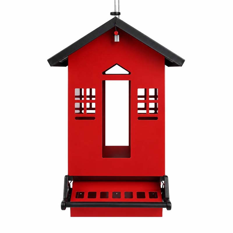 House-Shaped Hanging Metal Bird Feeder | MANSTER OEM & ODM