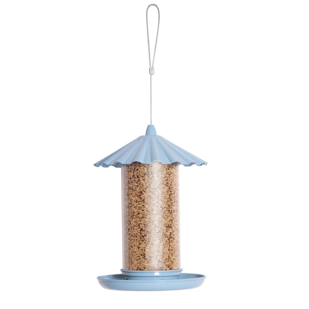 Outdoor Courtyard Garden Hanging Metal Automatic Wild Bird Feeder with 1.75L Capacity in Stock | OEM